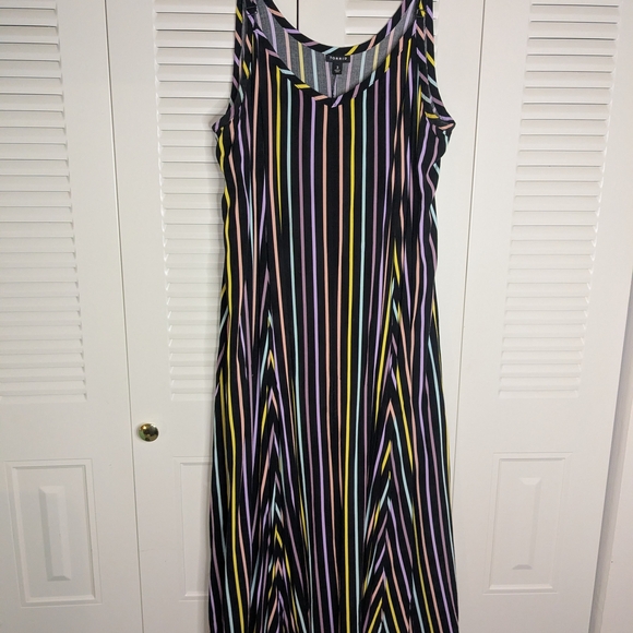 Torrid Challis Striped Maxi Dress - Picture 3 of 9